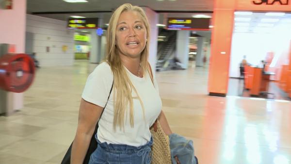 Belén Esteban regresa de Ibiza después de su despedida de soltera Belén Esteban regresa de Ibiza después de su despedida de soltera