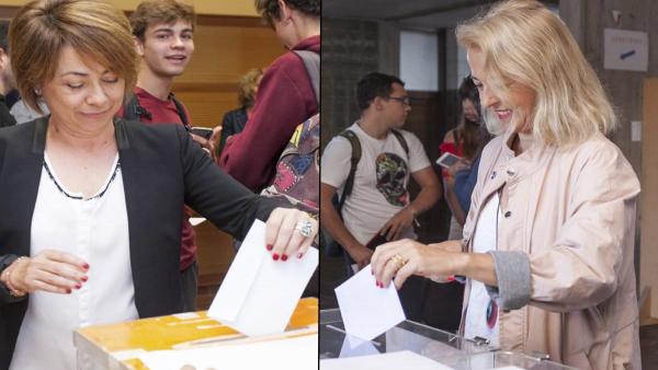 Rosa Aguilar y Gloria Rojas, a la segunda vuelta en las elecciones a rectora de la ULL Rosa Aguilar y Gloria Rojas, a la segunda vuelta en las elecciones a rectora de la ULL