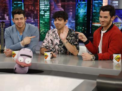 Los Jonas Brothers, en 'El hormiguero'.