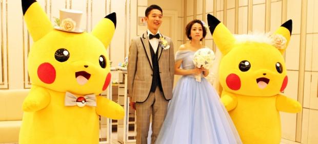 Boda con licencia oficial Pokémon