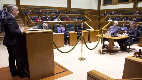 Urkullu responde a las ofertas de colaboración de EH Bildu y PP reafirmando su voluntad de acordar con 'todos' Urkullu responde a las ofertas de colaboración de EH Bildu y PP reafirmando su voluntad de acordar con 'todos'