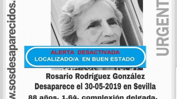 Sevilla.- Sucesos.- Hallada en buen estado la anciana desaparecida en la capital Sevilla.- Sucesos.- Hallada en buen estado la anciana desaparecida en la capital