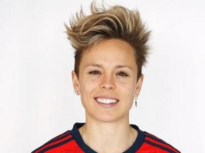 Amanda Sampedro, jugadora de la selección española de fútbol