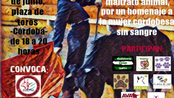 Córdoba.- Cacma convoca una concentración el domingo contra la Becerrada de Homenaje a la Mujer Cordobesa Córdoba.- Cacma convoca una concentración el domingo contra la Becerrada de Homenaje a la Mujer Cordobesa