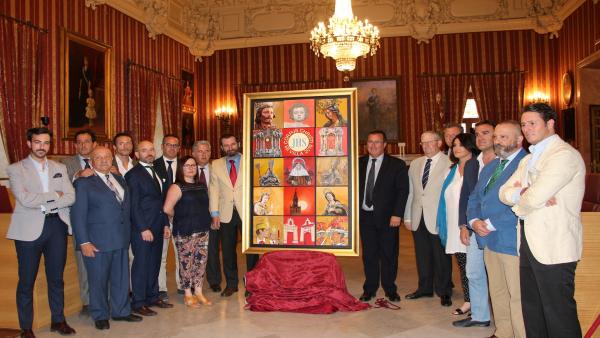 Sevilla.-El cartel del Corpus, obra colectiva de 14 artistas, recrea las cubiertas de la Catedral de Sevilla Sevilla.-El cartel del Corpus, obra colectiva de 14 artistas, recrea las cubiertas de la Catedral de Sevilla