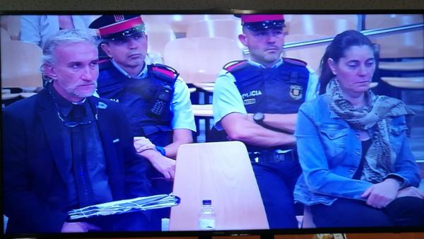 Fernando Blanco y Marga Garau, padres de Nadia, en el juicio Fernando Blanco y Marga Garau, padres de Nadia, en el juicio