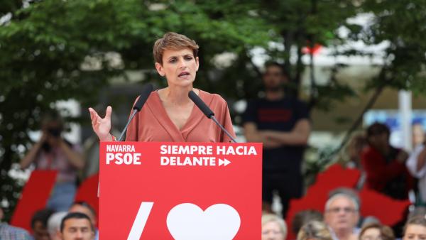 Pedro Sánchez interviene en un acto político del PSOE en Pamplona Pedro Sánchez interviene en un acto político del PSOE en Pamplona