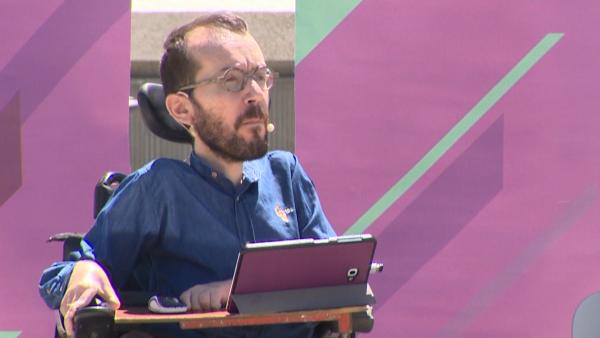 Pablo Echenique, dirigente de Podemos. Pablo Echenique, dirigente de Podemos.