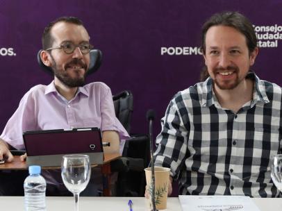 Pabo Echenique y Pablo Iglesias