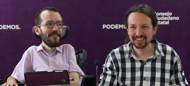 Pabo Echenique y Pablo Iglesias