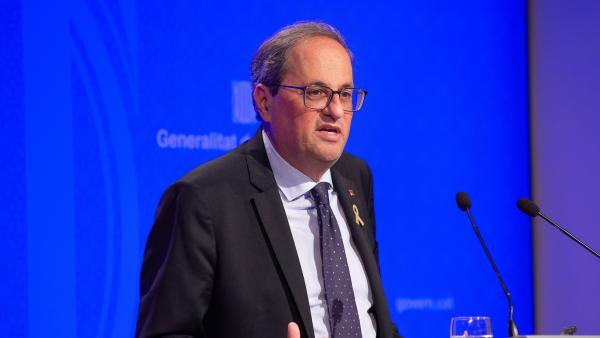 El presidente de la Generalitat Quim Torra El presidente de la Generalitat Quim Torra