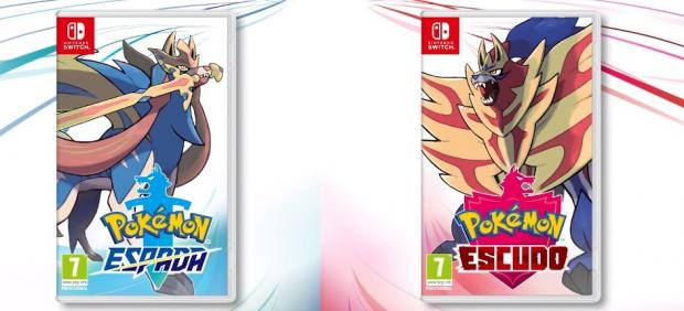 Las portadas de 'Pokémon Espada y Escudo'