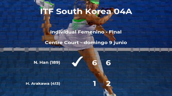 Na-Lae Han, campeona del torneo de Daegu Na-Lae Han, campeona del torneo de Daegu