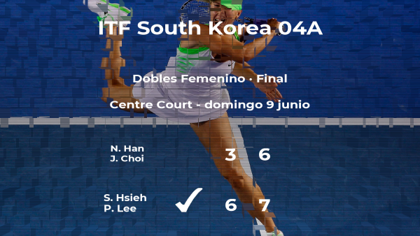 Final del torneo de Daegu: Hsieh y Lee derrotan a Han y Choi Final del torneo de Daegu: Hsieh y Lee derrotan a Han y Choi
