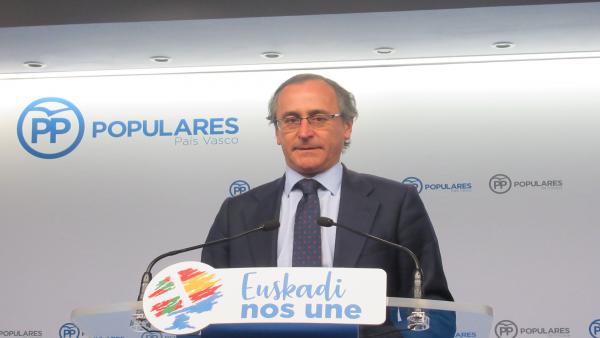 Alfonso Alonso, presidente del PP Vasco Alfonso Alonso, presidente del PP Vasco