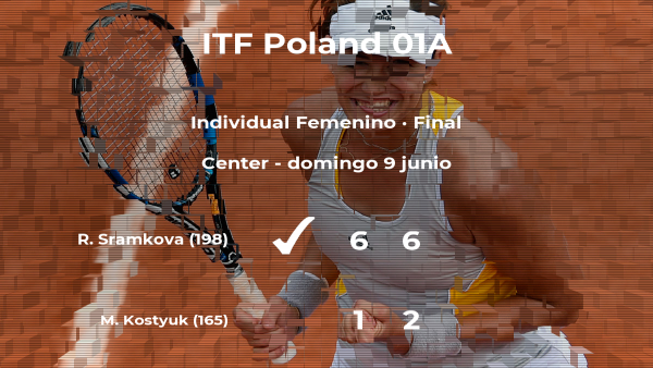 Final del torneo de Torun: la tenista Rebecca Sramkova derrota a Marta Kostyuk Final del torneo de Torun: la tenista Rebecca Sramkova derrota a Marta Kostyuk