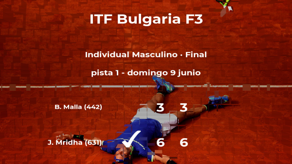 Triunfo de Jonathan Mridha en la final del torneo de Plovdiv Triunfo de Jonathan Mridha en la final del torneo de Plovdiv
