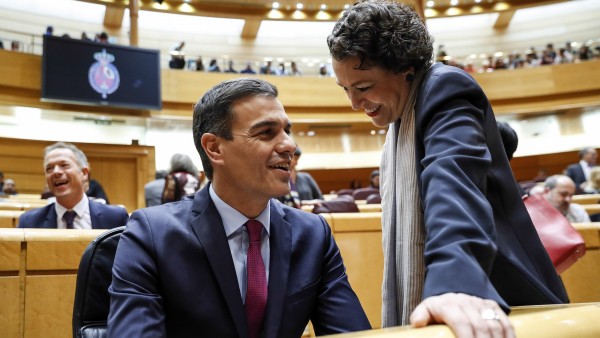 Pedro Sánchez y Magdalena Valerio Pedro Sánchez y Magdalena Valerio