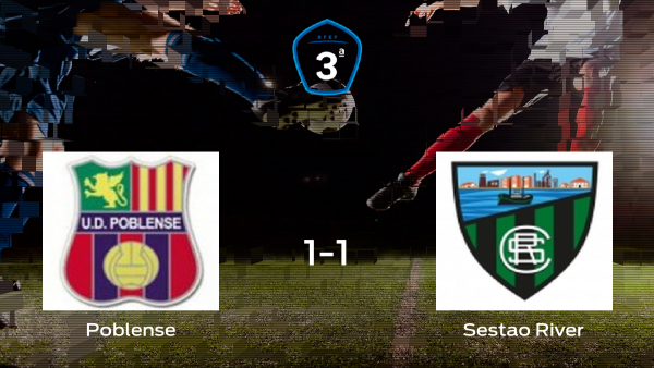 Empate 1-1 en el partido de ida de la semifinal de los playoff entre Poblense y Sestao River Empate 1-1 en el partido de ida de la semifinal de los playoff entre Poblense y Sestao River