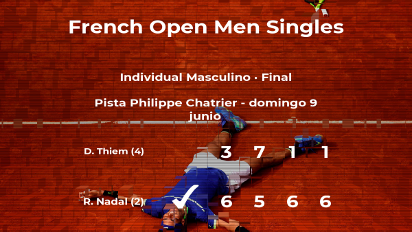 Triunfo de Rafael Nadal en la final de Roland-Garros Triunfo de Rafael Nadal en la final de Roland-Garros