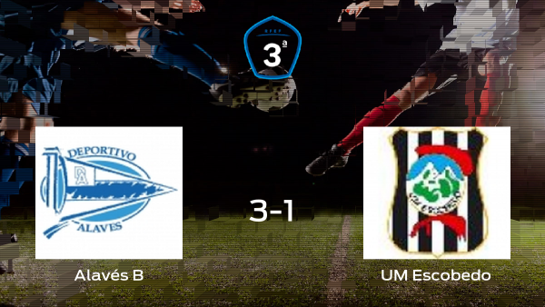 El Alavés B vence 3-1 contra el UM Escobedo durante la ida de los playoff El Alavés B vence 3-1 contra el UM Escobedo durante la ida de los playoff