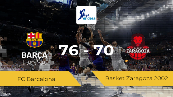 FC Barcelona 76 - 70 Basket Zaragoza 2002 FC Barcelona 76 - 70 Basket Zaragoza 2002