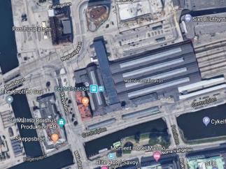 Estación de tren de Malmo, Suecia.