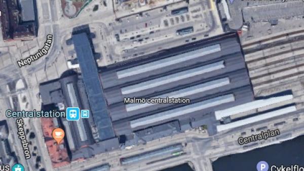 Estación de tren de Malmo, Suecia. Estación de tren de Malmo, Suecia.