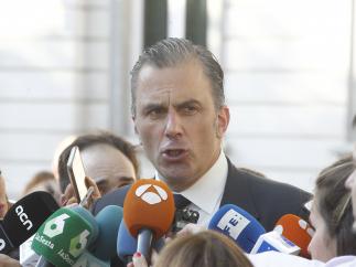 Javier Ortega-Smith realiza una declaración frente al Tribunal Supremo