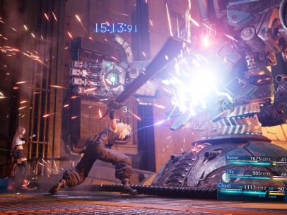 Fotograma de 'Marvel's Avengers' y el 'remake' de 'Final Fantasy VII'