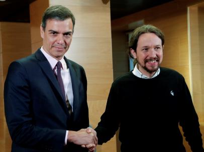 Sánchez se reúne con Iglesias