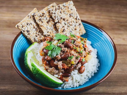 Chili con carne a la cerveza