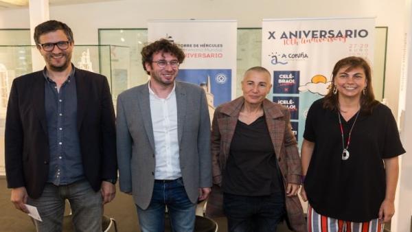 Un concierto de Mercedes Peón conmemorará el X aniversario de la Torre de Hércules como Patrimonio de la Humanidad Un concierto de Mercedes Peón conmemorará el X aniversario de la Torre de Hércules como Patrimonio de la Humanidad