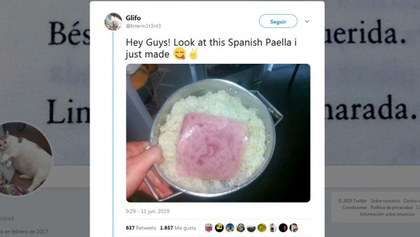 Una 'paella española' Una 'paella española'
