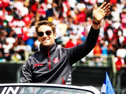 El piloto de Fórmula 1 Romain Grosjean