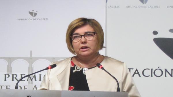 Rosario Cordero muestra su disposición a repetir como presidenta de la Diputación de Cáceres Rosario Cordero muestra su disposición a repetir como presidenta de la Diputación de Cáceres