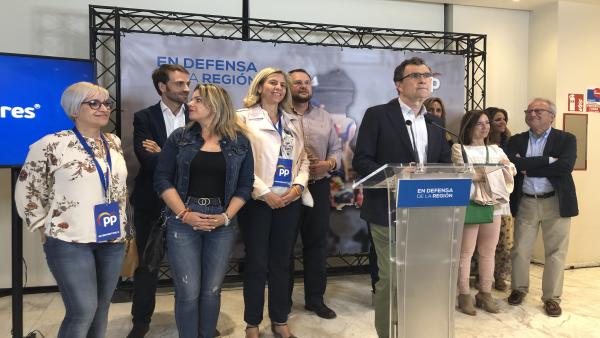 26M-M.- Ballesta (PP) vence en Murcia sin mayoría y deja las 'puertas abiertas' a todos los que quieran dialogar 26M-M.- Ballesta (PP) vence en Murcia sin mayoría y deja las 'puertas abiertas' a todos los que quieran dialogar