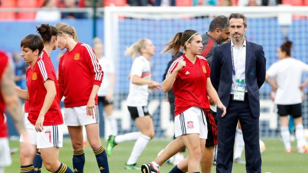 El entrenador de la selección española de fútbol femenino, Jorge Vilda.
