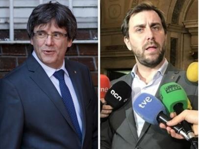Puigdemont y Comín.