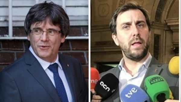 Puigdemont y Comín. Puigdemont y Comín.