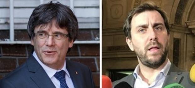 Puigdemont y Comín.