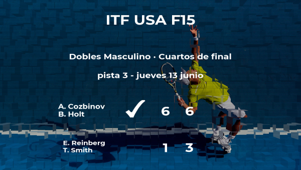 Los tenistas Reinberg y Smith quedan eliminados en los cuartos de final del torneo de Wichita Los tenistas Reinberg y Smith quedan eliminados en los cuartos de final del torneo de Wichita
