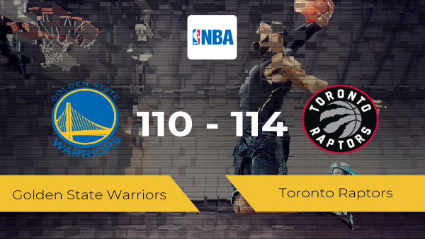 Toronto Raptors pasa a la siguiente ronda tras vencer a Golden State Warriors por 110-114 Toronto Raptors pasa a la siguiente ronda tras vencer a Golden State Warriors por 110-114