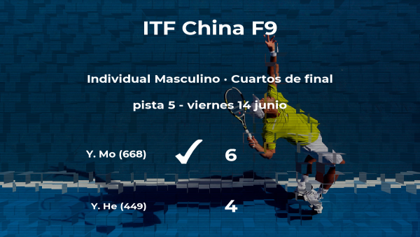 Sorpresa en los cuartos de final: el tenista Yecong He se queda fuera del torneo de Shenzhen Sorpresa en los cuartos de final: el tenista Yecong He se queda fuera del torneo de Shenzhen