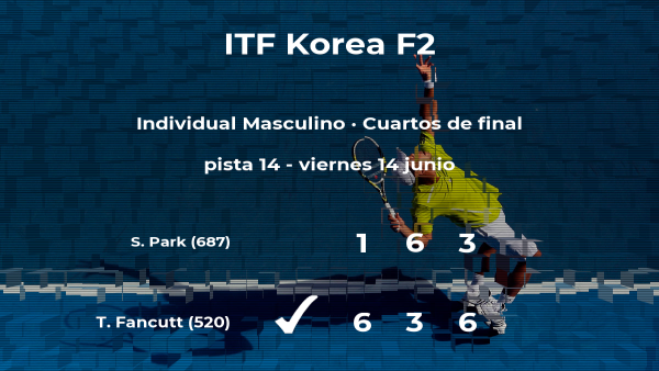El tenista Thomas Fancutt logra clasificarse para las semifinales a costa de Sung Jun Park El tenista Thomas Fancutt logra clasificarse para las semifinales a costa de Sung Jun Park