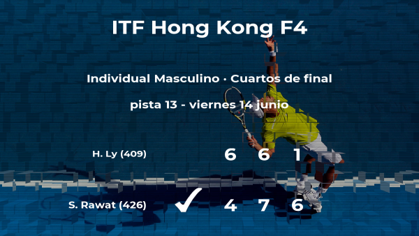 El tenista Sidharth Rawat pasa a las semifinales del torneo de Hong Kong El tenista Sidharth Rawat pasa a las semifinales del torneo de Hong Kong