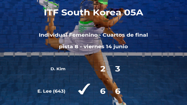 Eunhye Lee estará en las semifinales del torneo de Gimcheon Eunhye Lee estará en las semifinales del torneo de Gimcheon