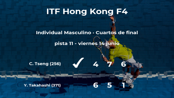 El tenista Chun Hsin Tseng pasa a las semifinales del torneo de Hong Kong El tenista Chun Hsin Tseng pasa a las semifinales del torneo de Hong Kong