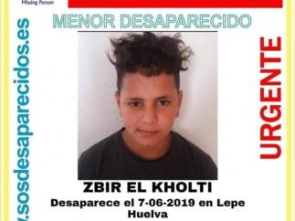 Buscan a un MENA de 13 años desaparecido en Lepe desde el pasado 7 de junio