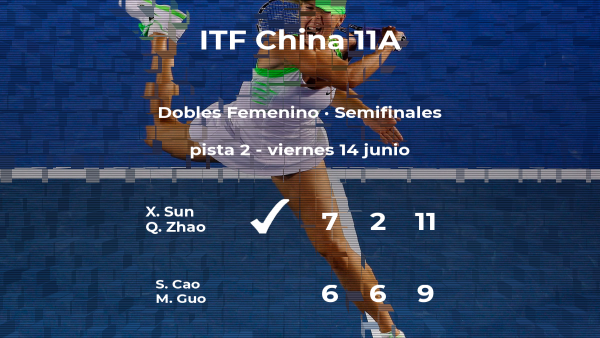 Las tenistas Cao y Guo se quedan fuera de la final del torneo de Hengyang Las tenistas Cao y Guo se quedan fuera de la final del torneo de Hengyang